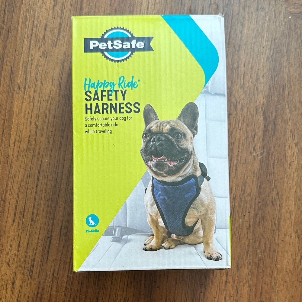 PetSafe Happy Ride Dog Harness - Blue and Black 20-50 Ibs